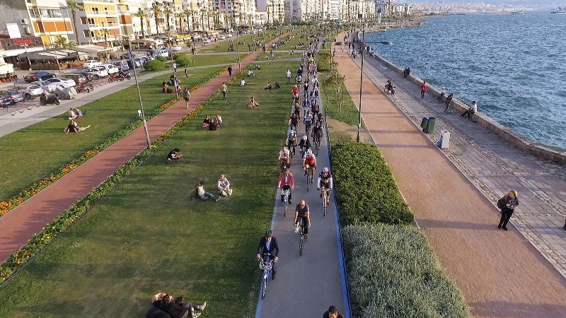 Başkanlar İzmir için pedal çevirdi!