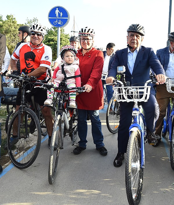 Başkanlar İzmir için pedal çevirdi!