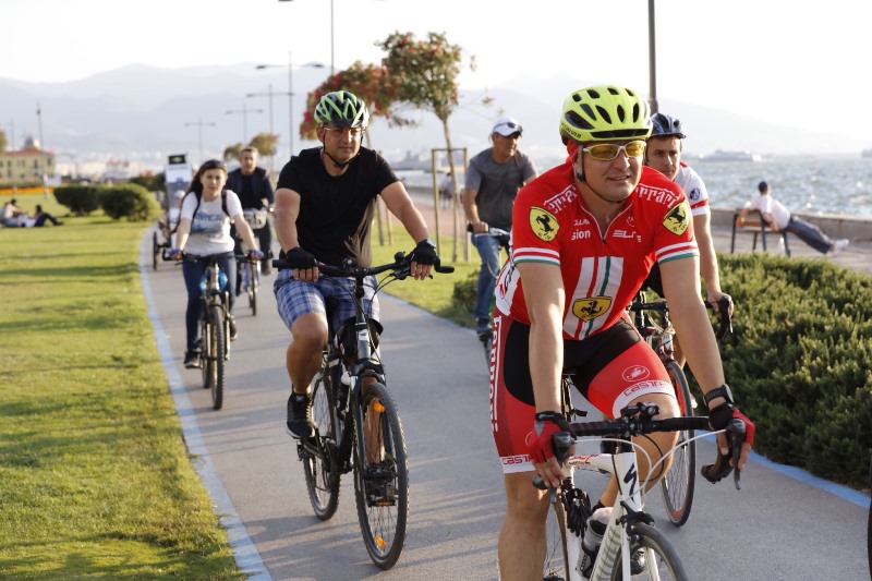 Başkanlar İzmir için pedal çevirdi!