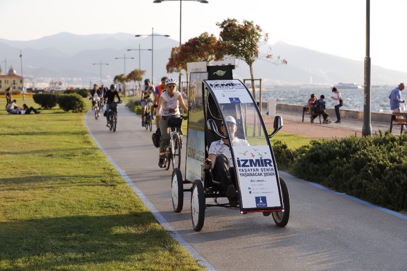 Başkanlar İzmir için pedal çevirdi!