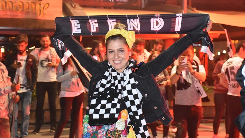 İzmir'de Beşiktaş coşkusu