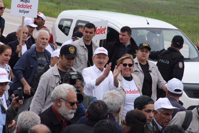 Adalet Yürüyüşü'ne 'Koca' destek