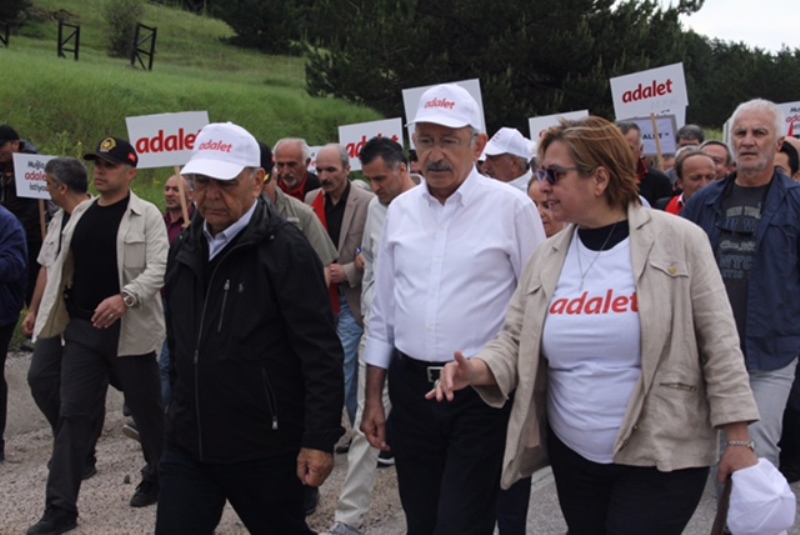 Adalet Yürüyüşü'ne 'Koca' destek