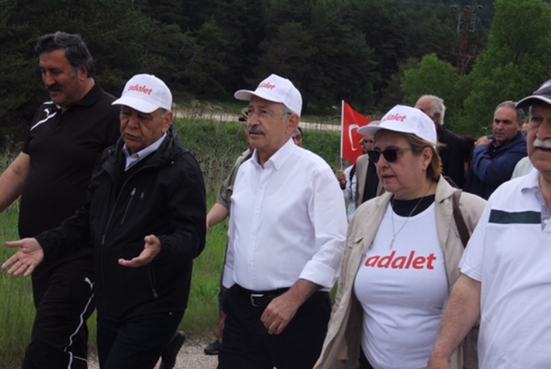 Adalet Yürüyüşü'ne 'Koca' destek