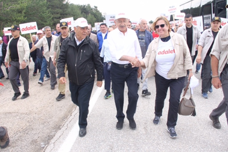 Adalet Yürüyüşü'ne 'Koca' destek