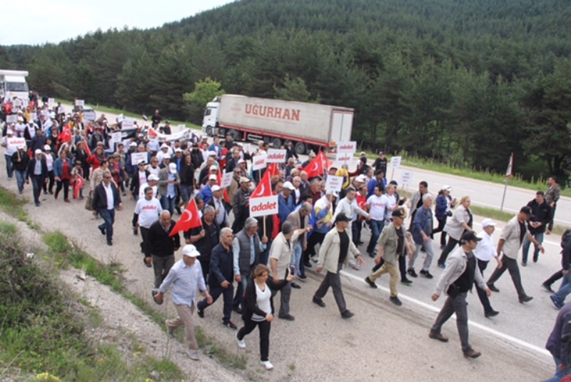 Adalet Yürüyüşü'ne 'Koca' destek