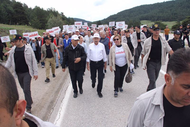 Adalet Yürüyüşü'ne 'Koca' destek