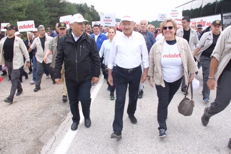Adalet Yürüyüşü'ne 'Koca' destek