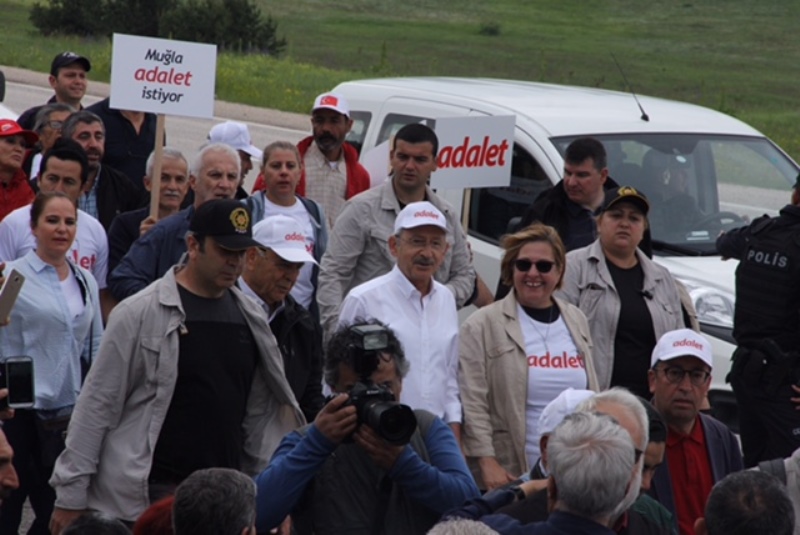 Adalet Yürüyüşü'ne 'Koca' destek