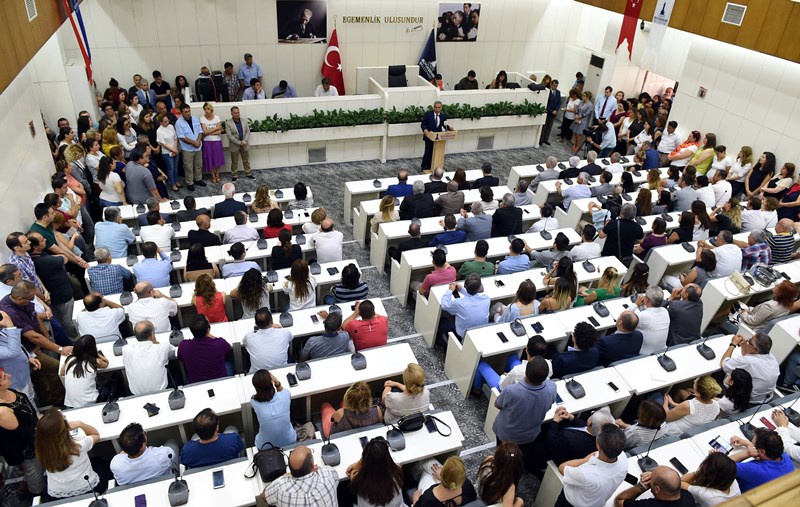 Başkan Kocaoğlu, personeliyle bayramlaştı