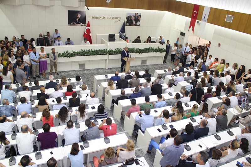 Başkan Kocaoğlu, personeliyle bayramlaştı
