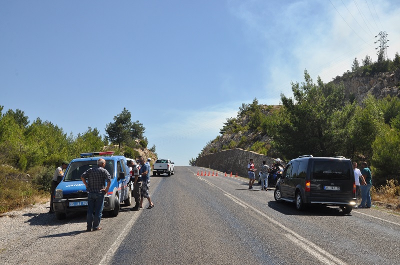 İzmir'de orman yangını