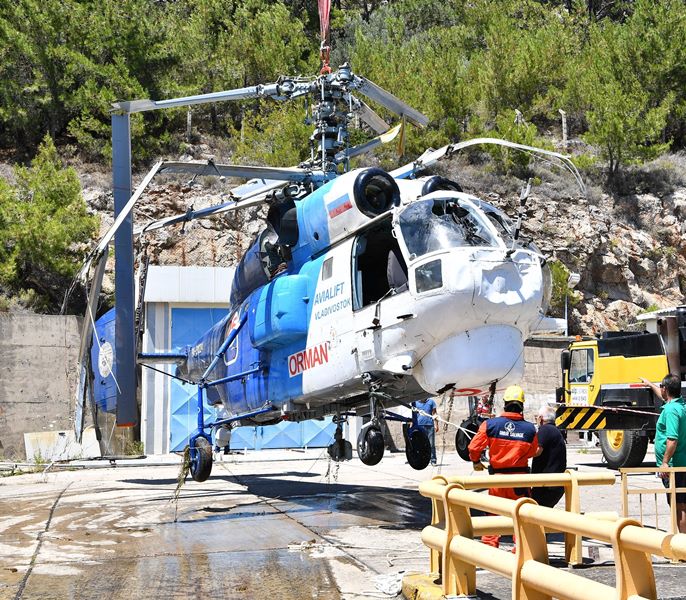 Tahtalı'da helikopter çıkarma operasyonu