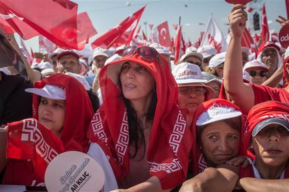 Dünya Maltepe mitingini bu fotoğraflarla izledi