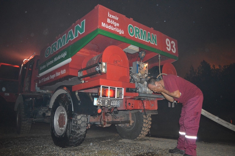 Bayındır ormanları alev alev