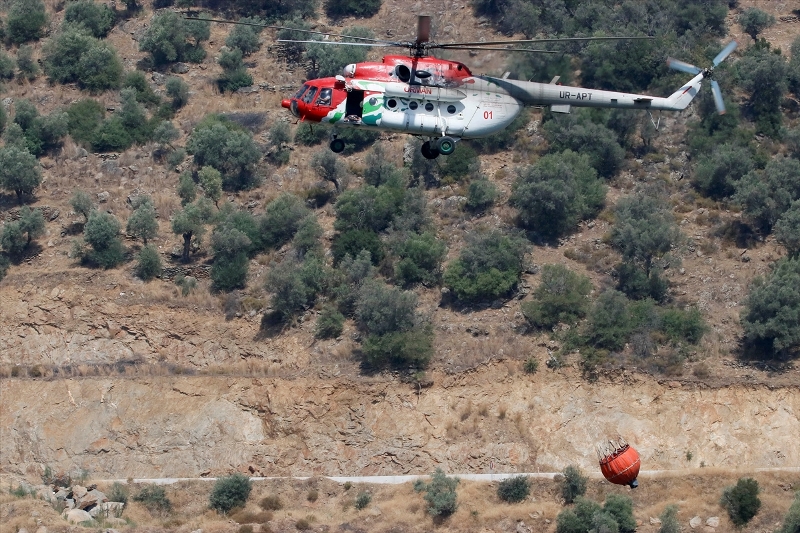 Bayındır ormanları alev alev