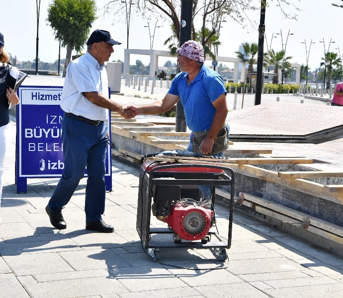Başkan'dan güne keyifli bir başlangıç