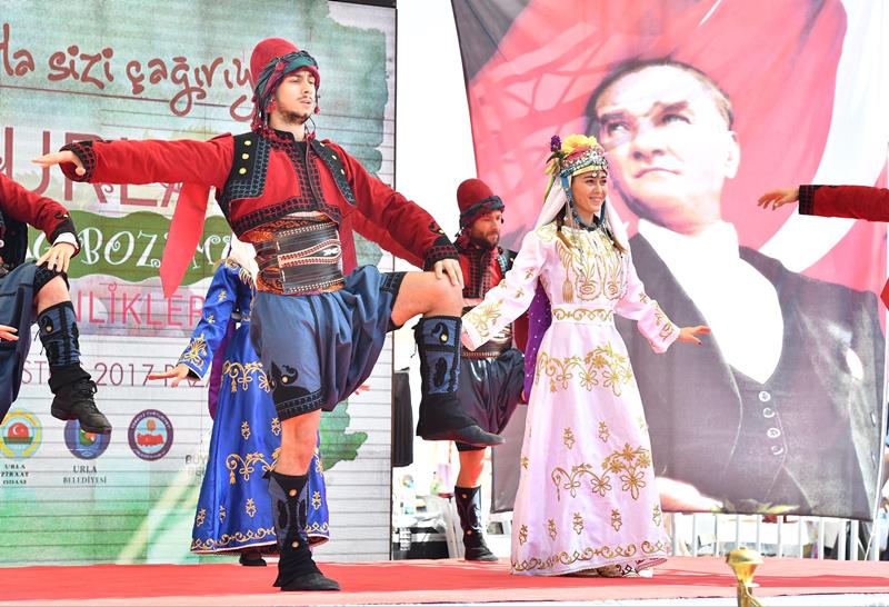 Urla'da bağbozumu zamanı