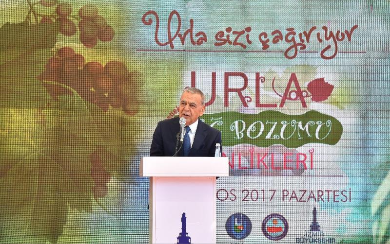Urla'da bağbozumu zamanı