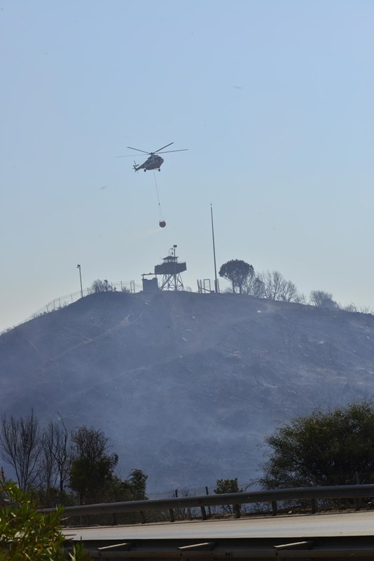 İzmir'de korkutan yangın...