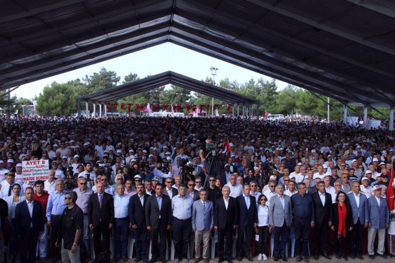 CHP İzmir tam kadro Çanakkale'de