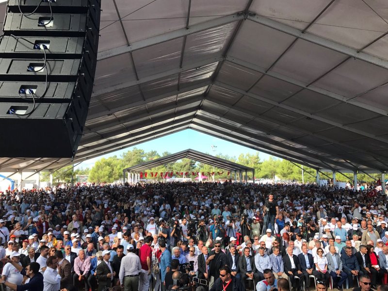 CHP İzmir tam kadro Çanakkale'de