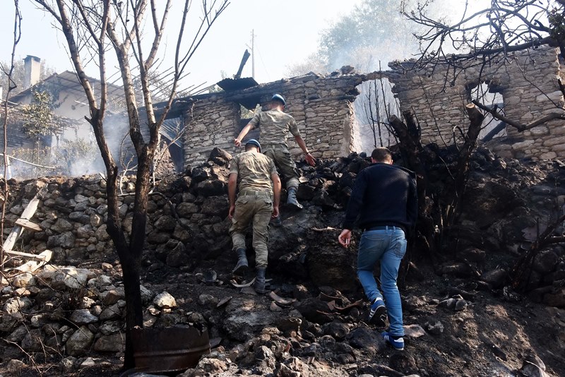 Muğla'da yangın faciası