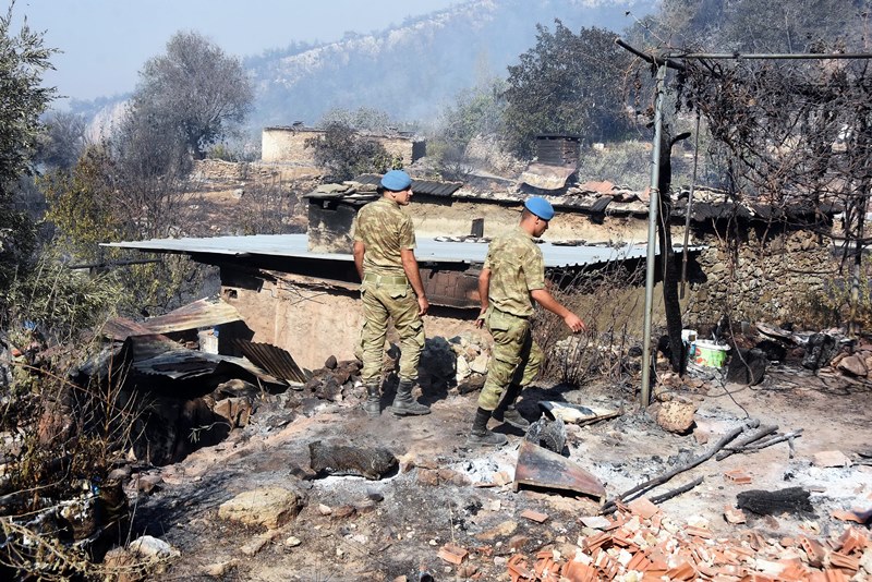 Muğla'da yangın faciası