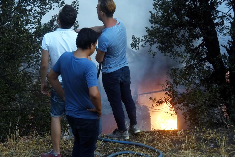 Muğla'da yangın faciası