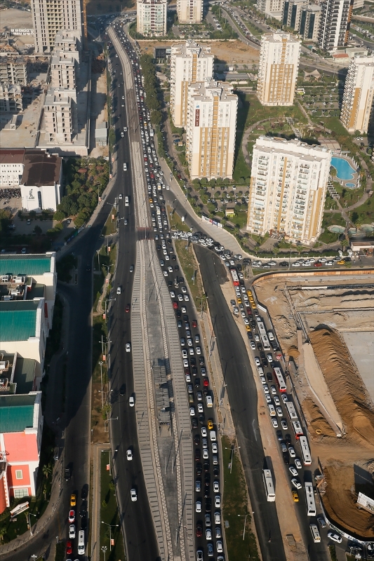 İzmir trafiğine havadan denetim