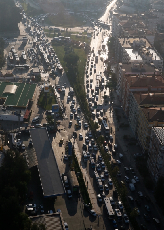 İzmir trafiğine havadan denetim
