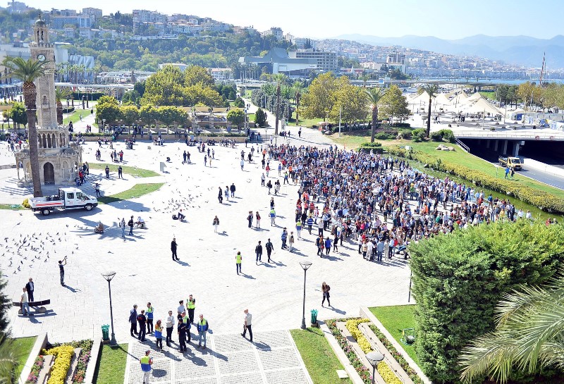 İzmir'de aksiyon filmlerini aratmayan tatbikat