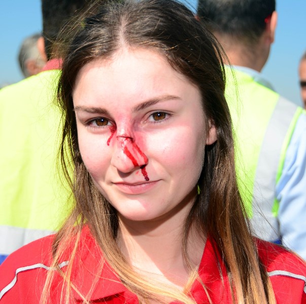 İzmir'de aksiyon filmlerini aratmayan tatbikat