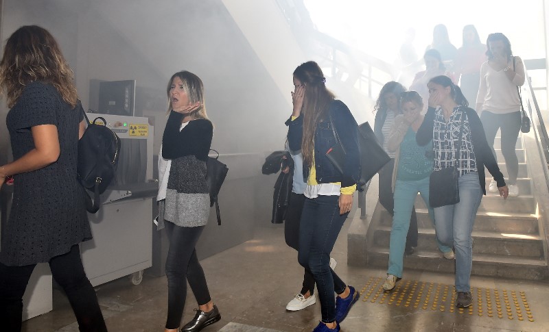 İzmir'de aksiyon filmlerini aratmayan tatbikat