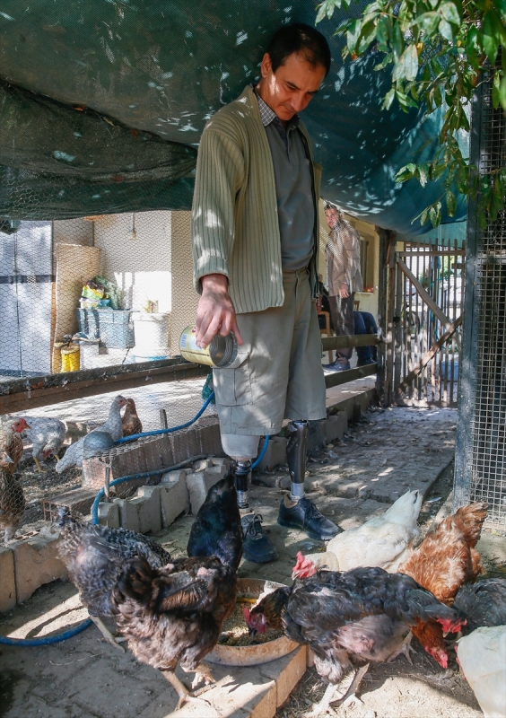 Protez bacaklı itfaiyeci azmiyle örnek oluyor