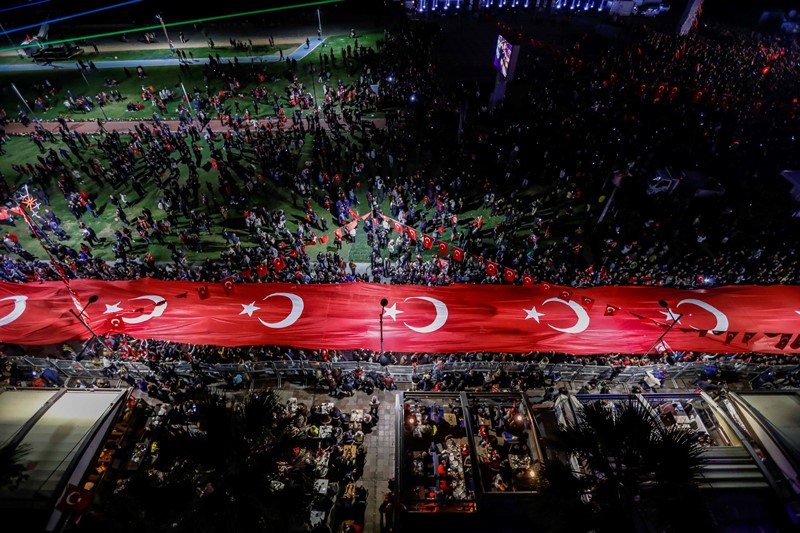 Cumhuriyet coşkusuna muhteşem final