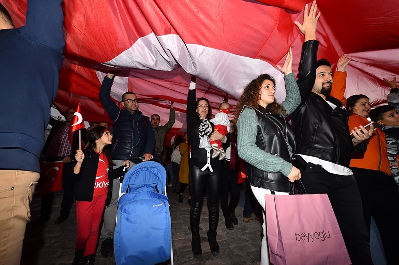 Cumhuriyet coşkusuna muhteşem final