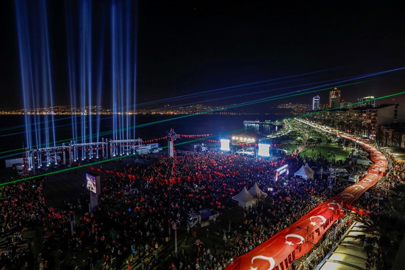 Cumhuriyet coşkusuna muhteşem final