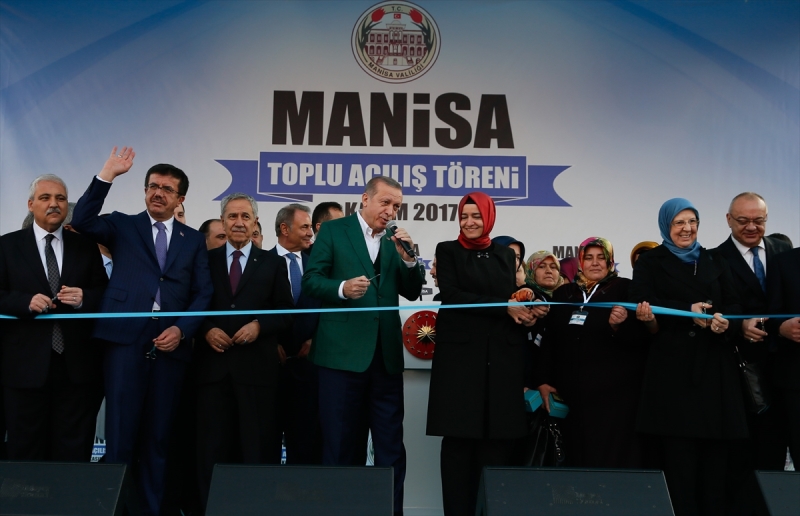 Cumhurbaşkanı Erdoğan Manisa'da