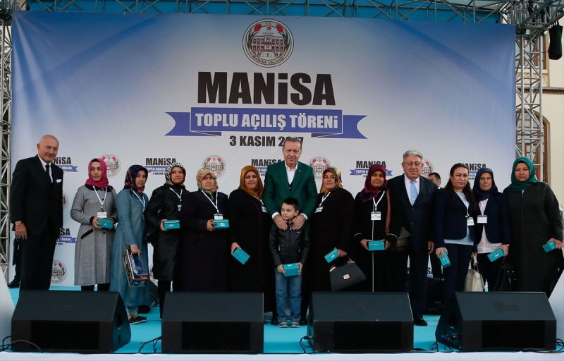 Cumhurbaşkanı Erdoğan Manisa'da