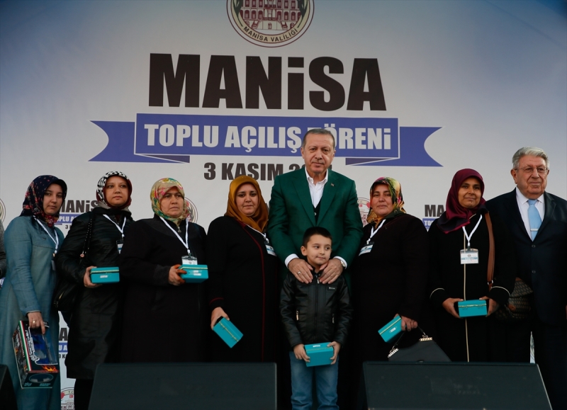 Cumhurbaşkanı Erdoğan Manisa'da