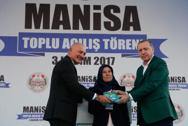 Cumhurbaşkanı Erdoğan Manisa'da