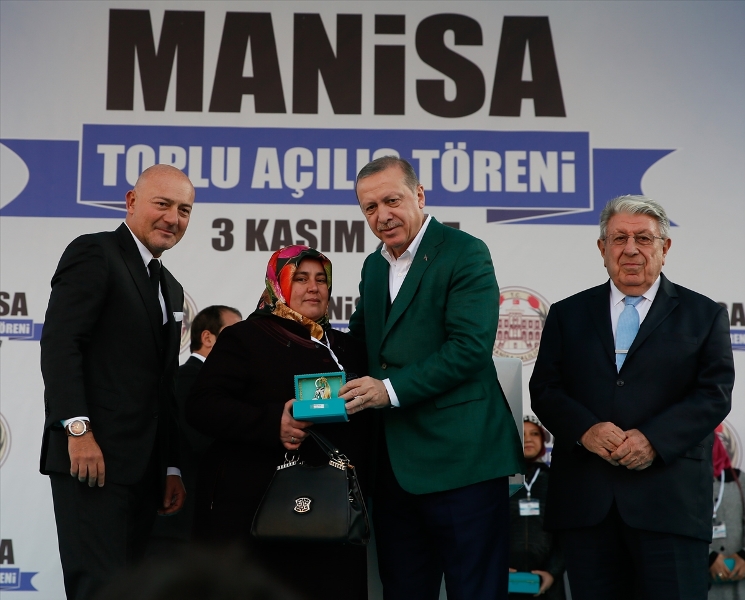 Cumhurbaşkanı Erdoğan Manisa'da