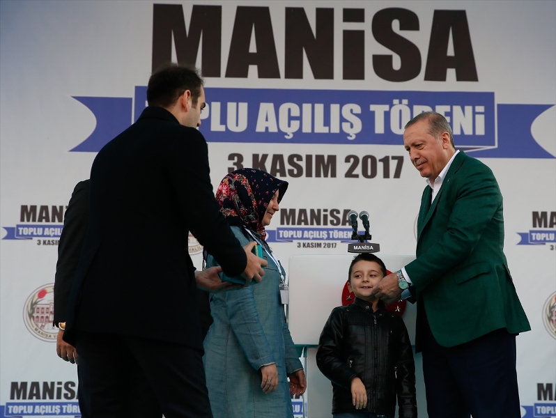 Cumhurbaşkanı Erdoğan Manisa'da
