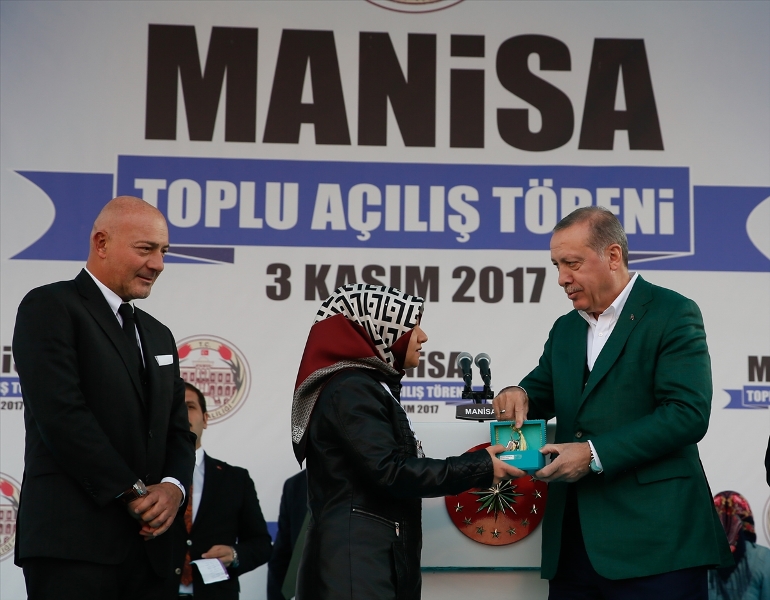 Cumhurbaşkanı Erdoğan Manisa'da