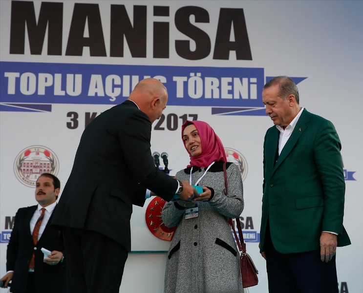 Cumhurbaşkanı Erdoğan Manisa'da