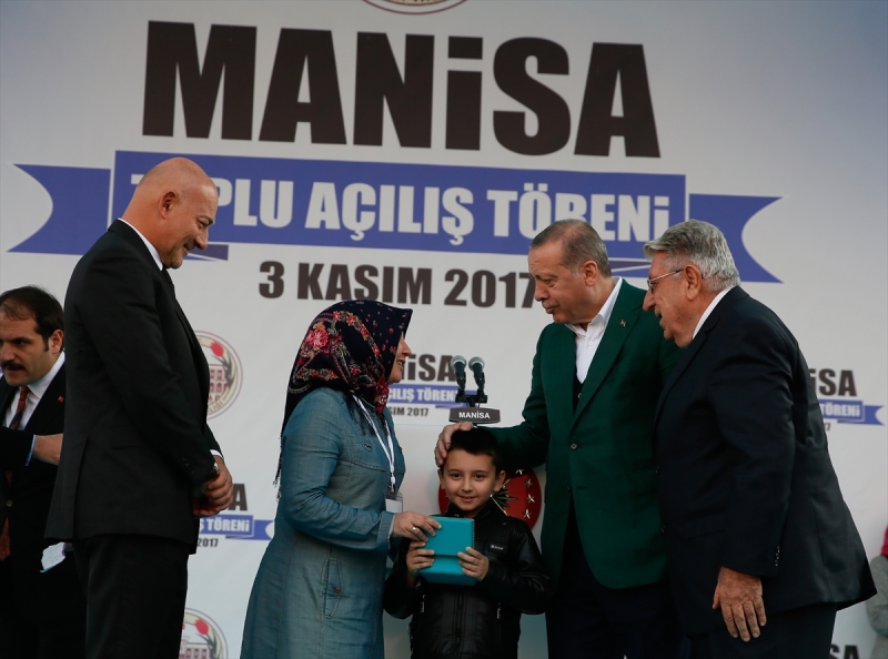 Cumhurbaşkanı Erdoğan Manisa'da