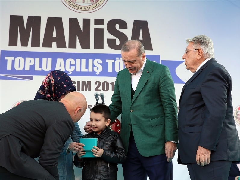 Cumhurbaşkanı Erdoğan Manisa'da