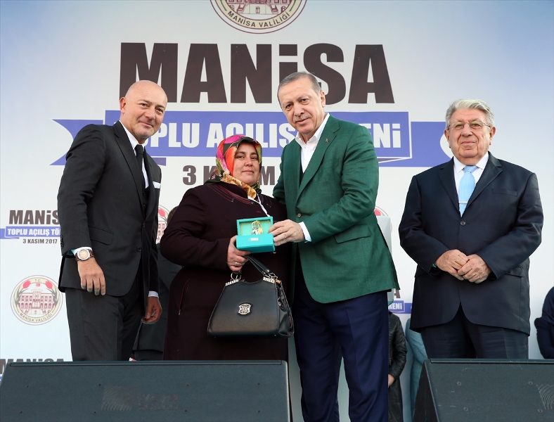 Cumhurbaşkanı Erdoğan Manisa'da