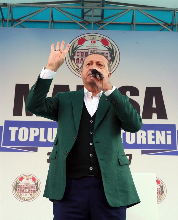 Cumhurbaşkanı Erdoğan Manisa'da